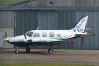 N478AP @ EGBJ - N478AP  parked at Staverton 14.3.14 used for Aerial survey work - by GTF4J2M