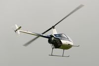F-GMLZ @ LFRB - Robinson Helicopter R 22 BETA, Flight over Brest-Guipavas Airport (LFRB-BES) - by Yves-Q