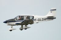 F-GLDA @ LFRB - Robin DR-400-160 Chevalier, Short approach Rwy 25L, Brest-Guipavas Airport (LFRB-BES) - by Yves-Q