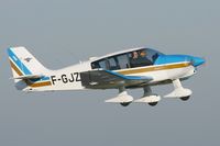 F-GJZE @ LFRB - Robin DR-400-120, Take off rwy 07R, Brest-Bretagne Airport (LFRB-BES) - by Yves-Q