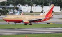N792SW @ TPA - Southwest retro 737-700 - by Florida Metal