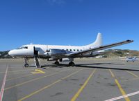 ZK-CIE @ NZWN - Air Chathams. Convair 580. ZK-CIE cn 399. Wellington - International (WLG NZWN). Image © Brian McBride. 28 March 2014 - by Brian McBride