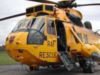 XZ591 - Another view of this Sea King HAR.3, callsign Rescue 131, of 202 Squadron at RAF Boulmer on a visit to the Cumberland Infirmary, Carlisle in February 2006. - by Peter Nicholson