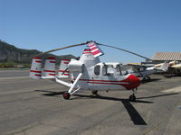 N6134S @ SZP - 1965 Air & Space Mfg. Inc. 18A jump start autogyro, rare airworthy production aircraft derived from Umbaugh 18 production autogyro, tandem seating for two. SZP-based. - by Doug Robertson