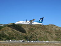 ZK-NFI @ NZWN - Air New Zealand (Air Nelson). De Havilland Canada DHC-8-311Q Dash 8. ZK-NFI cn 671. Wellington - International (WLG NZWN). Image © Brian McBride. 28 March 2014 - by Brian McBride