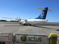 ZK-MCU @ NZPM - Air New Zealand (Mount Cook Airline). ATR ATR-72-500 (ATR-72-212A). ZK-MCU cn 632. Palmerston North (PMR NZPM). Image © Brian McBride. 07 March 2014 - by Brian McBride