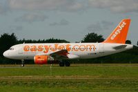 G-EZDA @ LFRB - Airbus A319-111, Take off rwy 25L, Brest-Guipavas Airport (LFRB-BES) - by Yves-Q