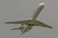 F-GRZO @ LFRB - Canadair Regional Jet CRJ-702, Take off Rwy 25L, Brest-Guipavas Regional Airport (LFRB-BES) - by Yves-Q