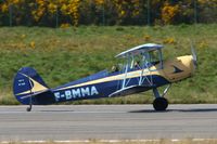 F-BMMA @ LFRB - S.N.C.A.N. STAMPE SV 4A, Landing rwy 07R, Brest-Guipavas Airport (LFRB-BES) - by Yves-Q