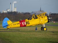N74650 @ EHSE - This Stearman S75N arrived in the Netherlands at the 'Vliegend Museum Seppe' in 2013. now on a sunny day in January 2014. - by lkuipers