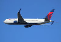 N1201P @ KSEA - Delta Airlines. 767-332ER. N1201P cn 28458 697. Seattle Tacoma - International (SEA KSEA). Image © Brian McBride. 08 Septembers 2013 - by Brian McBride