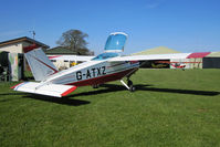 G-ATXZ @ X5FB - Bolkow BO-208C Junior, Fishburn Airfield UK, April 2014. - by Malcolm Clarke