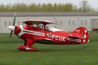 G-FCUK @ EGBR - Pitts S-1C at The Real Aeroplane Club's Early Bird Fly-In, Breighton Airfield, April 2014. - by Malcolm Clarke