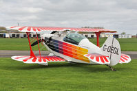 G-OEGL @ EGBR - Christen Eagle II at The Real Aeroplane Club's Early Bird Fly-In, Breighton Airfield, April 2014. - by Malcolm Clarke
