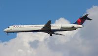N911DE @ TPA - Delta MD-88 - by Florida Metal