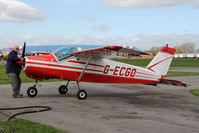 G-ECGO @ EGBR - Bolkow BO-208C Junior at The Real Aeroplane Club's Early Bird Fly-In, Breighton Airfield, April 2014. - by Malcolm Clarke