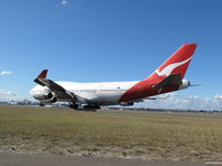 VH-OJQ @ YSSY - Qantas Airways. 747-438. VH-OJQ cn 25546 924. Sydney - Kingsford Smith International (Mascot) (SYD YSSY). Image © Brian McBride .01 August 2012 - by Brian McBride