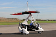 G-OFDT @ EGBR - P&M Aviation Pegasus Quik at The Real Aeroplane Club's Pre-Hibernation Fly-In, Breighton Airfield, October 2013. - by Malcolm Clarke