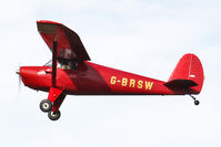 G-BRSW @ EGBR - Luscombe 8A Silvaire at The Real Aeroplane Club's Pre-Hibernation Fly-In, Breighton Airfield, October 2013. - by Malcolm Clarke