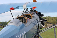 G-MOSA @ EGBR - Morane-Saulnier MS.317 at The Real Aeroplane Club's Pre-Hibernation Fly-In, Breighton Airfield, October 2013. - by Malcolm Clarke