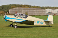 G-BIWN @ EGBR - Jodel D-112 at The Real Aeroplane Club's Pre-Hibernation Fly-In, Breighton Airfield, October 2013. - by Malcolm Clarke
