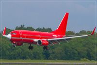 D-AGEY @ EDDR - Boeing 737-73S, - by Jerzy Maciaszek
