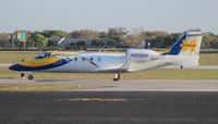 N929SR @ ORL - Lear 60 wearing the colors of the best school ever