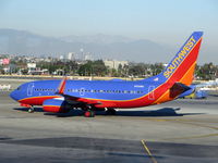 N551WN @ KLAX - Southwest Airlines. 737-76Q. N551WN cn 30280 1025. Los Angeles - International (LAX KLAX). Image © Brian McBride. 16 January 2014 - by Brian McBride