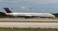 N947DN @ FLL - Ex Japan Air System MD-90, now with Delta