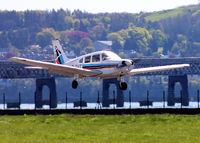 G-BIIT @ EGPN - Tayside Aviation, landing at Dundee Riverside Airport EGPN with the Tay Bridge in the background. - by Clive Pattle