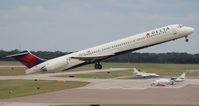 N985DL @ TPA - Delta MD-88 - by Florida Metal