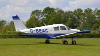 G-BEAC @ EGTH - 2. G-BEAC preparing to depart Shuttleworth (Old Warden) Aerodrome. - by Eric.Fishwick