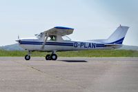 G-PLAN @ EGFH - Visiting Reims/Cessna 150. Ex PH-SPR. - by Roger Winser