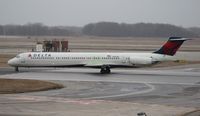 N995DL @ DTW - Delta MD-88 - by Florida Metal