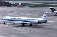 YU-ANC @ EGKK - Douglas DC-9-82 (MD-82) [48087] (Inex-Adria Airways) Gatwick~G 03/09/1983. Taken from a slide. - by Ray Barber