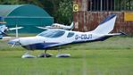 G-CGJT @ EGLG - 3. G-CGJT visiting Panshanger Airfield. - by Eric.Fishwick