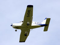 G-EVIE @ EGPN - On finals to home base at Dundee Riverside EGPN - by Clive Pattle