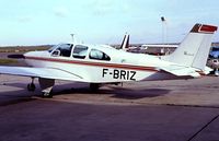 F-BRIZ @ LFPN - Beech E33A Bonanza [CE-271] Toussus Le Noble~F 13/09/1980. Taken from a slide - by Ray Barber