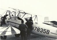 N7835B - A photo of N7835B as she appeared in 1966, photographed at Bessemer, Alabama.  Two weeks later the plane was involved in an accident when supposedly, due to an elevator malfunction, it spun to the ground from about 2k ft with no serious injuries. - by Henry Scoggins