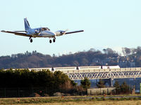 G-JLCA @ EGPN - Tayside Aviation's G-JLCA about to land. N.b train on Tay Rail Bridge in background - by Clive Pattle