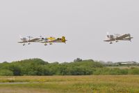 G-MAXV @ EGFH - Team Raven 3 ship formation take off led by Raven 1 (G-MAXV). - by Roger Winser