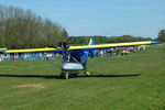 G-CBUJ @ EGHP - at the 2014 Microlight Trade Fair, Popham - by Chris Hall