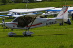 G-WALZ @ EGHP - at the 2014 Microlight Trade Fair, Popham - by Chris Hall