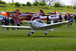 G-CGVZ @ EGHP - at the 2014 Microlight Trade Fair, Popham - by Chris Hall