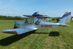 G-CEFZ @ EGHP - at the 2014 Microlight Trade Fair, Popham - by Chris Hall