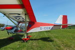 G-CENJ @ EGHP - at the 2014 Microlight Trade Fair, Popham - by Chris Hall