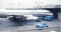 N8015U @ DTW - United DC-8-21 taken by my grandfather Louis Dzialo circa 1974