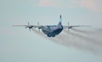 UR-CGV @ LOWG - An-12BP, take-off at LOWG - by Paul H