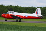 XN582 @ X3BR - fast taxy run at the Cold War Jets Open Day 2014 - by Chris Hall