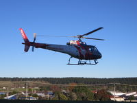 ZK-HZN @ NZJU - Palmerston North Rescue Helicopter. Aerospatiale AS 350BA. ZK-HZN cn 1815. Wanganui Hospital Heliport Airport (Wanganui NZ) NZJU. Image © Brian McBride. 01 June 2014 - by Brian McBride